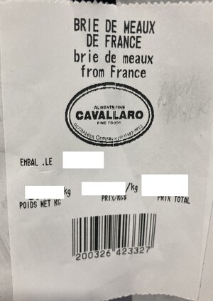 Absence d'informations nécessaires à la consommation sécuritaire de fromages de lait cru vendus par la Fromagerie Cavallaro DDO