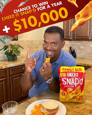 LUNCH IS SERVED: CHEEZ-IT® SNAP’D AND COMEDIAN ALFONSO RIBEIRO HELP ‘SNAP’ AMERICANS OUT OF THEIR LUNCH RUT