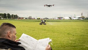 XAG Low-carbon Farm Robots Exhibited at UK's Cereals Agricultural Show