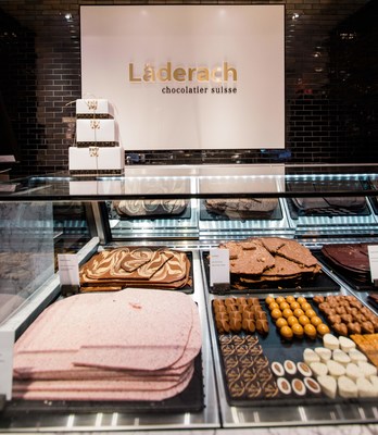 Each store will feature more than 85 varieties of fresh artisanal chocolate directly from Switzerland to be experienced with the five senses (sight, sound, touch, scent, and taste). The stores will also include a dedicated FrischSchoggi™ (fresh chocolate) counter, where chocolate lovers can select multiple varieties of its iconic hand-broken chocolate bark.