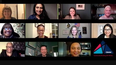 Nine military women gather together virtually to create "More Than One Story," a collective poem.