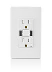 Leviton Introduces New SmartlockPro® Self-Test GFCI Combination USB In-Wall Charger