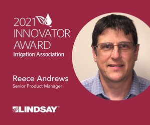 Lindsay Senior Product Manager Named Innovator of the Year by the Irrigation Association