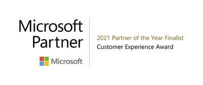 Finalist of 2021 Microsoft Customer Experience Partner of the Year