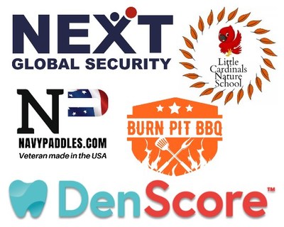 Logos of the Five Finalist Companies