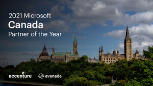 Accenture and Avanade Recognized as 2021 Microsoft Canada Country Partner of the Year