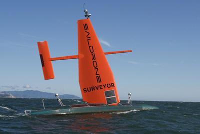 Saildrone Surveyor, o veleiro autônomo de mapeamento oceânico mais avançado do mundo, de 72 pés, conclui sua viagem inaugural e inovadora de São Francisco ao Havaí. (PRNewsfoto/Saildrone, Inc.)