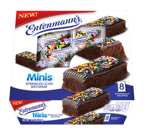 Entenmann's® Minis Celebrates Snacking with the Release of NEW Minis Sprinkled Iced Brownies