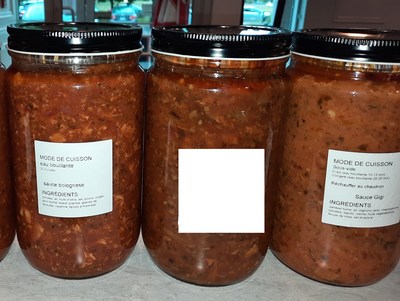 Sauce bolognese et sauce Gigi (Groupe CNW/Ministre de l'Agriculture, des Pcheries et de l'Alimentation)