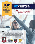 Geneva Financial Named a 2021 AZ Central Top Workplaces Winner