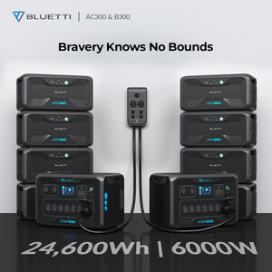 BLUETTI Announces AC300 &amp; AC200 MAX, Up To 24.6kWh, 6000W Power Stations