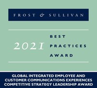 8x8 Lauded by Frost &amp; Sullivan for Powering Highly Collaborative Workplace Environments with Integrated Employee (EX) and Customer Experience Management (CX) Solutions