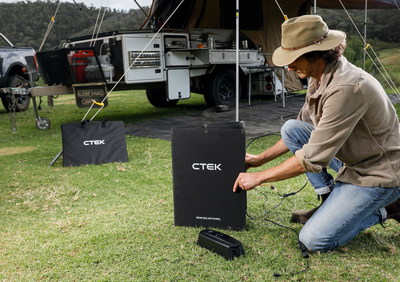 Available accessories allow the CS FREE to enable maintenance charging via solar panels or a 12V service battery for complete charging freedom wherever you go, perfect for campers or adventurers heading off-grid.