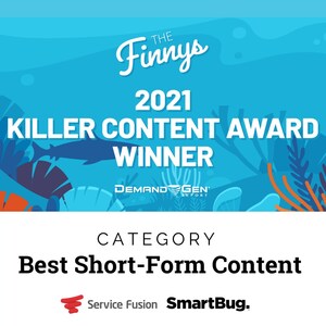 SmartBug Media® Wins 2021 Killer Content Award in Short-Form Content Category