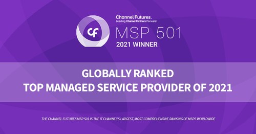 Globally Ranked Top Managed Services Provider 2021