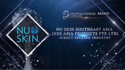 Nu Skin Southeast Asia (NSE Asia Products Pte Ltd) honoured for Inspirational Brand Category at The Asia Pacific Enterprise Awards 2021 Regional Edition