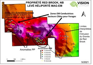 Vision Lithium débute son programme de forage initial sur la propriété Red Brook