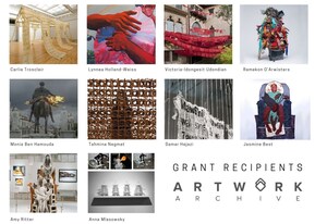 Artwork Archive Announces Artist Grant Winners