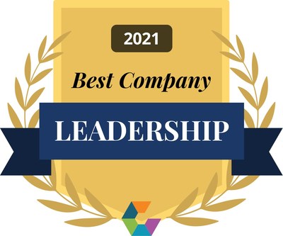 Comparably "Best Company Leadership" 2021 Award