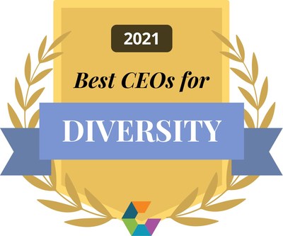 Comparably "Best CEOs for Diversity" Award 2021