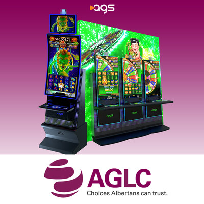 AGLC is the first casino gaming customer in Canada to launch AGS' Starwall x Orion video merchandising attraction and the Company's new Orion Curve slot cabinet.