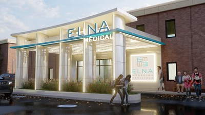 ELNA Medical at Rockland Centre - Outdoor entrance (CNW Group/ELNA Medical)