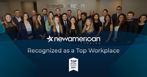 New American Funding Recognized as One of the Nation's Top Workplaces