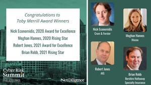 NetDiligence Announces Recipients of 2020 &amp; 2021 Toby Merrill Awards