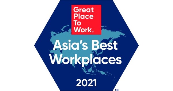 Great Place to Work(R) Announces the Best Workplaces in Asia(TM) 2021