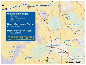 International Consolidated Uranium Enters the U.S. Uranium Sector with Transformational Acquisition and Strategic Alliance with Energy Fuels