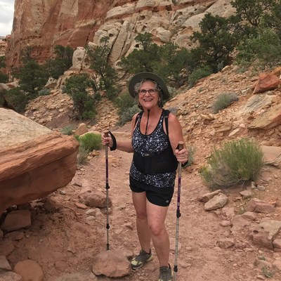 “The UnderCool vest is wonderful. I hiked all five national parks in Utah and there's no way I could have done that without it. It gives me a lot more freedom.” Kim Klein, 63, is a customer and avid hiker living in Arizona and Colorado. “I even use it at home just to chill down sometimes when I’m too tired and too hot.”