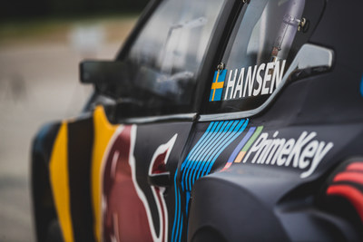 PrimeKey on the Hansen Motorsports Peugeot 208WRX