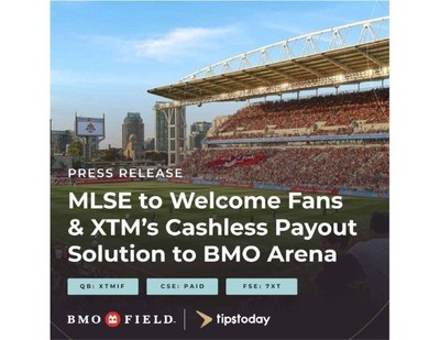 XTM and Tipstoday open with MLSE at BMO Field (CNW Group/XTM Inc.)