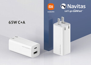 Navitas and Xiaomi team up for the third time with world-class small size and featherweight mobile fast charging