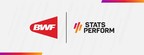 Stats Perform adds exclusive coverage of elite BWF badminton tournaments to its live video and data service