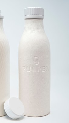 Pulpex is the world's first PET-free paper bottle.