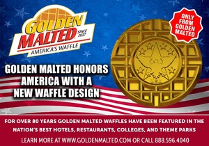 Golden Malted Honors America With A New Waffle Design