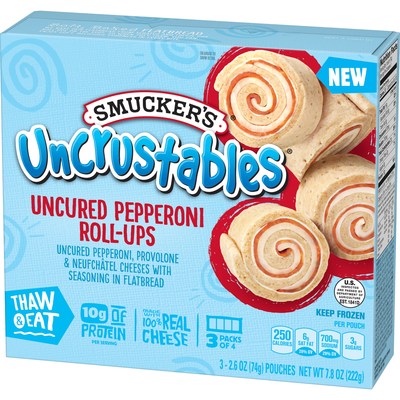 UNCRUSTABLES® announced upgrades to kids’ lunchboxes and snack sacks with new Uncured Pepperoni Bites, available nationwide today, and Uncured Pepperoni Roll-Ups, available at Kroger and Target today, and retailers nationwide in October 2021.