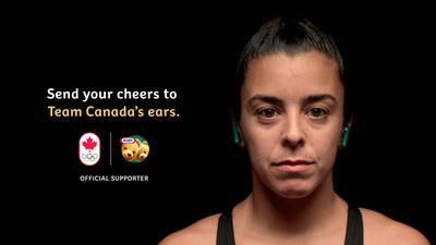 Kraft Peanut Butter launches digital-first custom playlists to send cheers to Tokyo, bringing the sound of Canadians to support Team Canada (CNW Group/Kraft Heinz Canada)