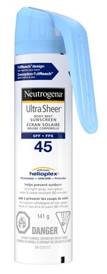 Neutrogena Ultra Sheer Body Mist Sunscreen SPF 60 141 g, 141 g 