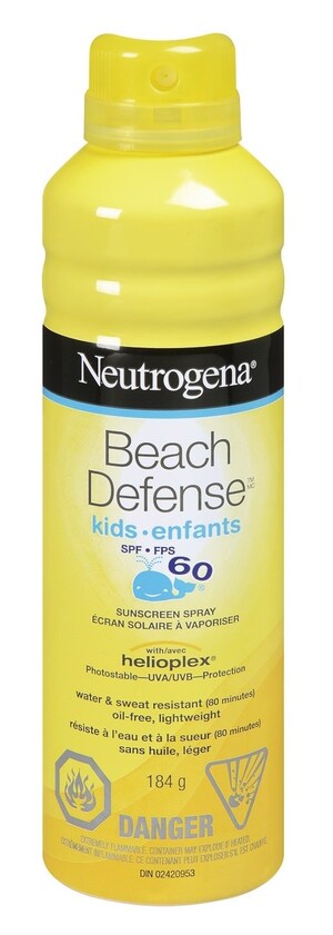 Neutrogena Beach Defense and Ultra Sheer aerosol spray sunscreens recalled due to elevated benzene levels