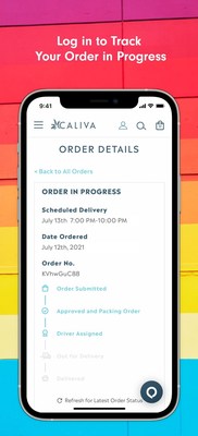 Caliva Mobile App (CNW Group/TPCO Holding Corp.)