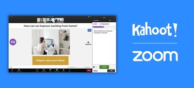 Kahoot! + Zoom integrate to make video conferencing more engaging and fun 