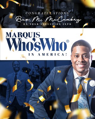 Congratulations Reco McDaniel McCambry on your induction into Marquis Who's Who in America!