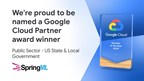 SpringML wins 2020 Google Cloud Public Sector Partner of the Year - State and Local Governments Award