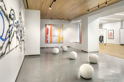 Art Gallery by One Line Design Studio at Atelier, Dallas