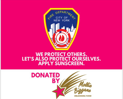 NEW York City Fire Fighters and Mollie's Fund collaborate on  skin cancer prevention