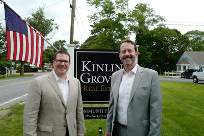 Jeffery Heighton, Regional President of Compass New England with Michael Schlott, President of the Randall Family of Companies (Kinlin Grover Compass, Randall Realtors Compass, Page Taft Compass).