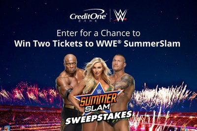 Credit One Bank, proud partner of WWE®, is offering fans the chance to attend SummerSlam at Allegiant Stadium in Las Vegas on Saturday, August 21 through their SummerSlam Sweepstakes.