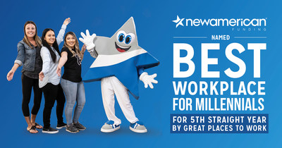 New American Funding Named One of Best Workplaces for Millennials